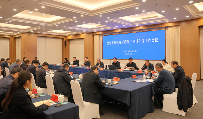 全省政府投資工程集中建設年度工作會議暨觀摩交流會在宿遷市召開